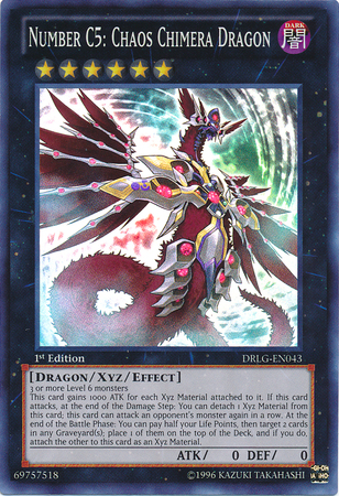 Number C5: Chaos Chimera Dragon [DRLG-EN043] Super Rare | The CG Realm