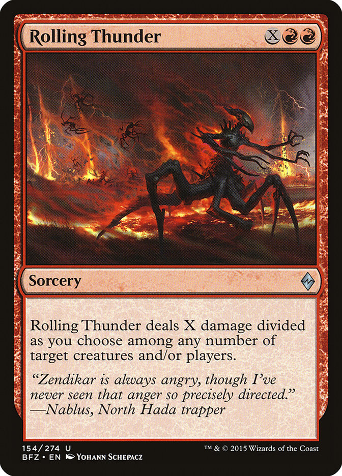 Rolling Thunder [Battle for Zendikar] | The CG Realm