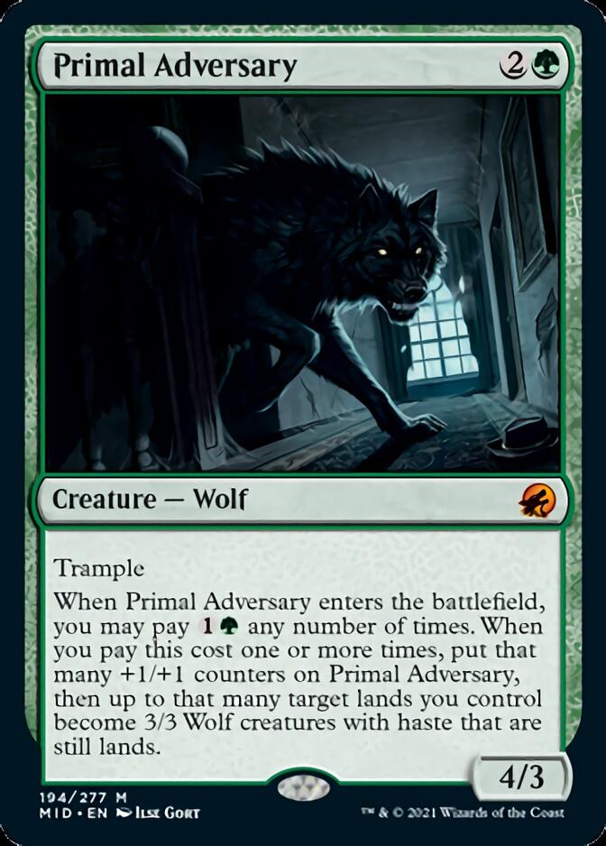 Primal Adversary [Innistrad: Midnight Hunt] | The CG Realm