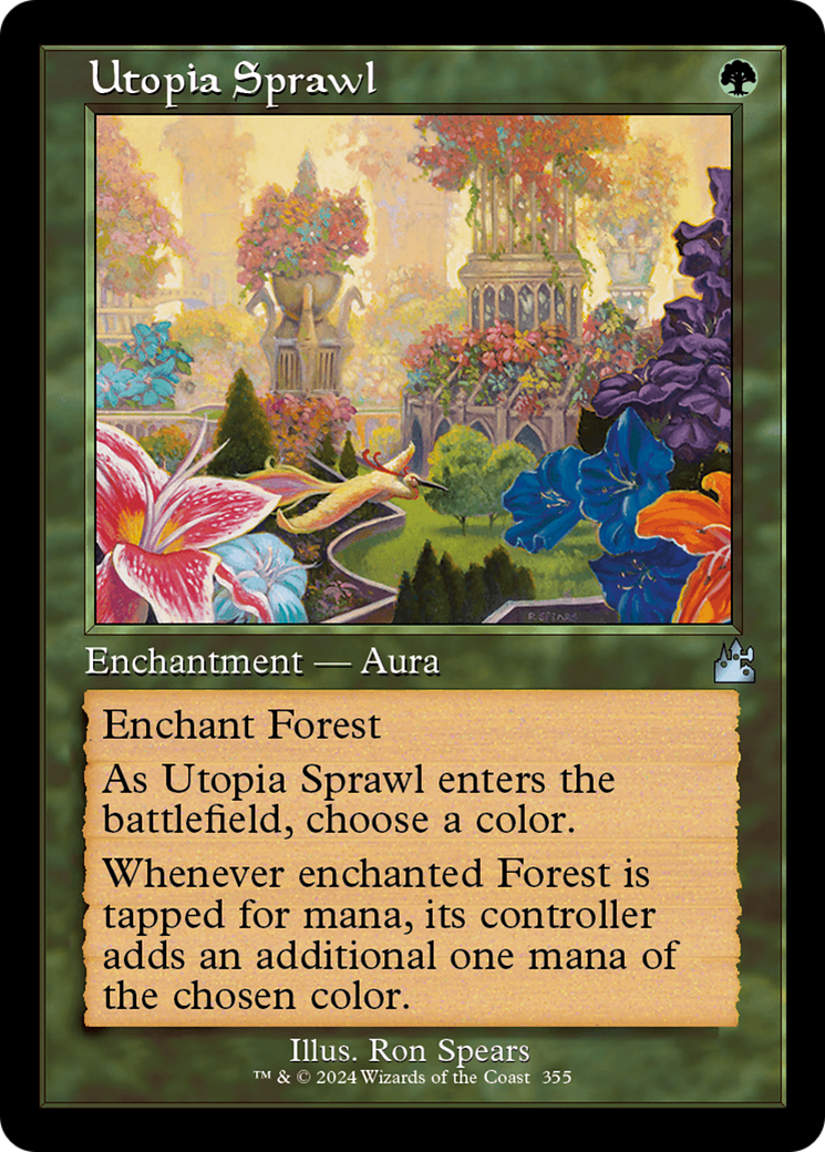 Utopia Sprawl (Retro Frame) [Ravnica Remastered] | The CG Realm