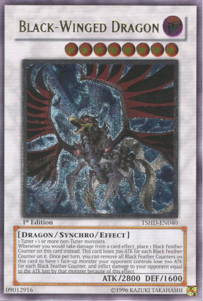 Black-Winged Dragon [TSHD-EN040] Ultimate Rare | The CG Realm