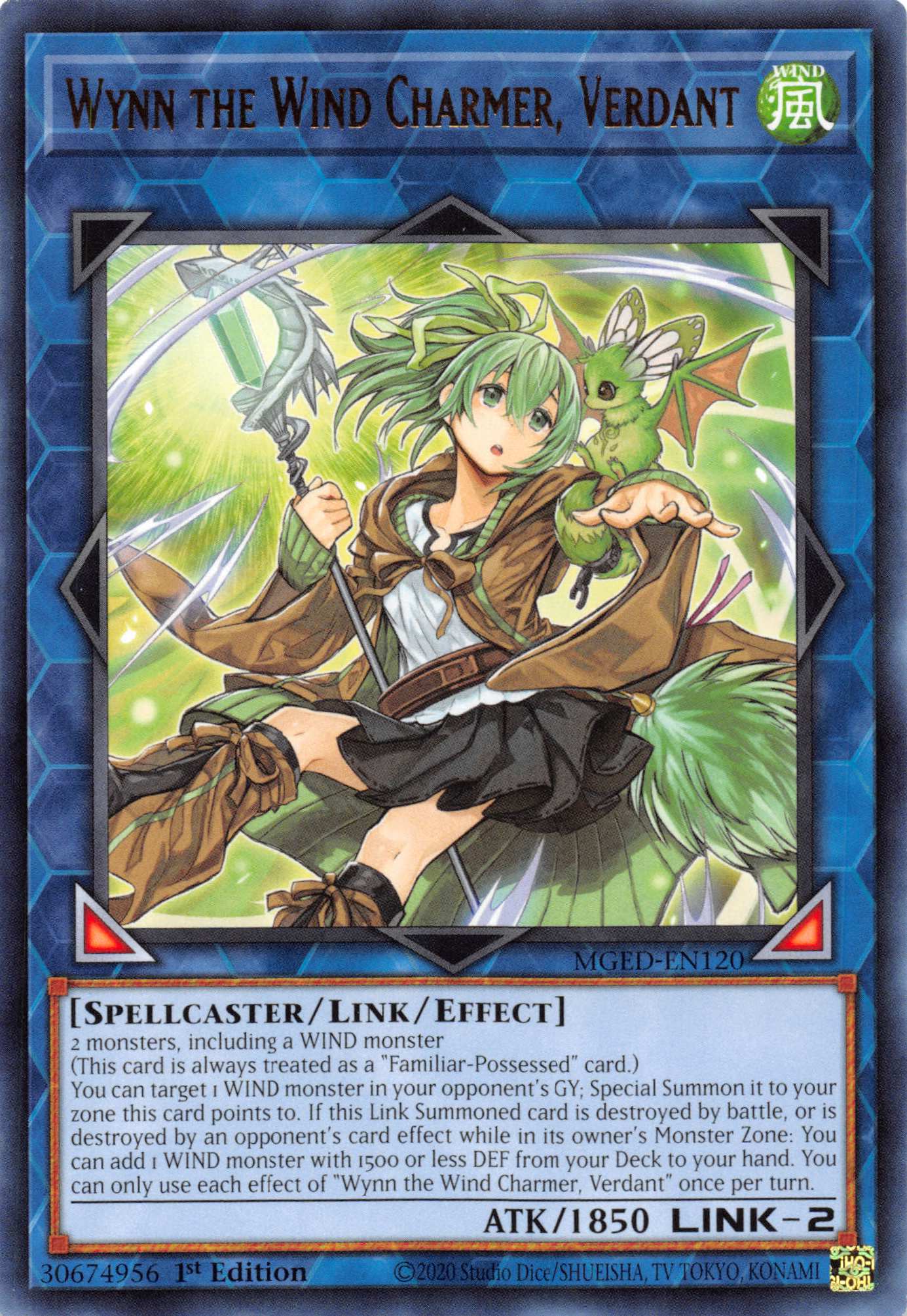 Wynn the Wind Charmer, Verdant [MGED-EN120] Rare | The CG Realm