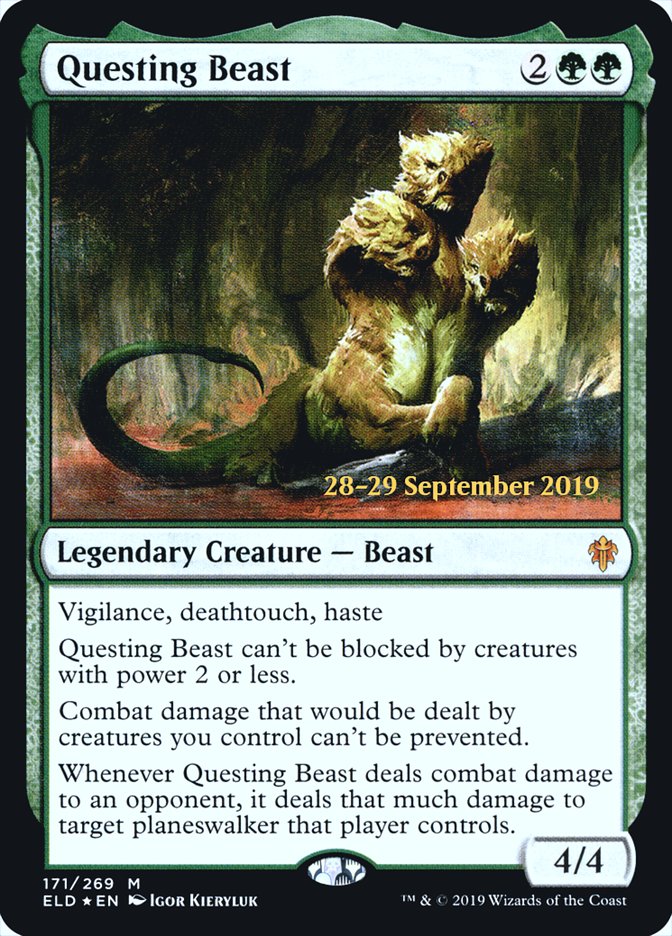 Questing Beast [Throne of Eldraine Prerelease Promos] | The CG Realm