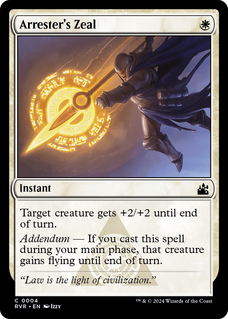 Arrester's Zeal [Ravnica Remastered] | The CG Realm