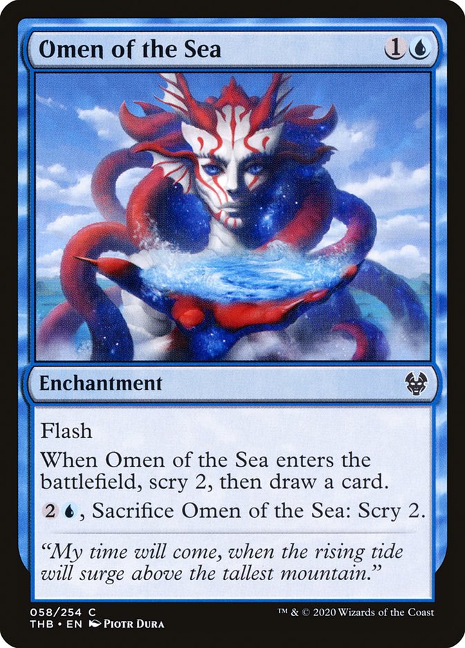 Omen of the Sea [Theros Beyond Death] | The CG Realm