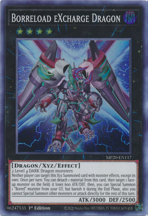 Borreload eXcharge Dragon [MP20-EN117] Super Rare | The CG Realm