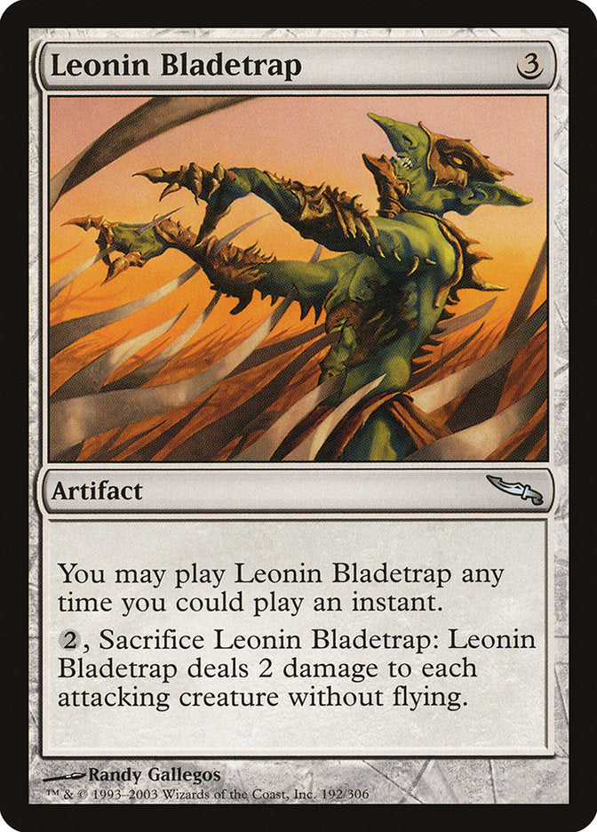 Leonin Bladetrap [Mirrodin] | The CG Realm