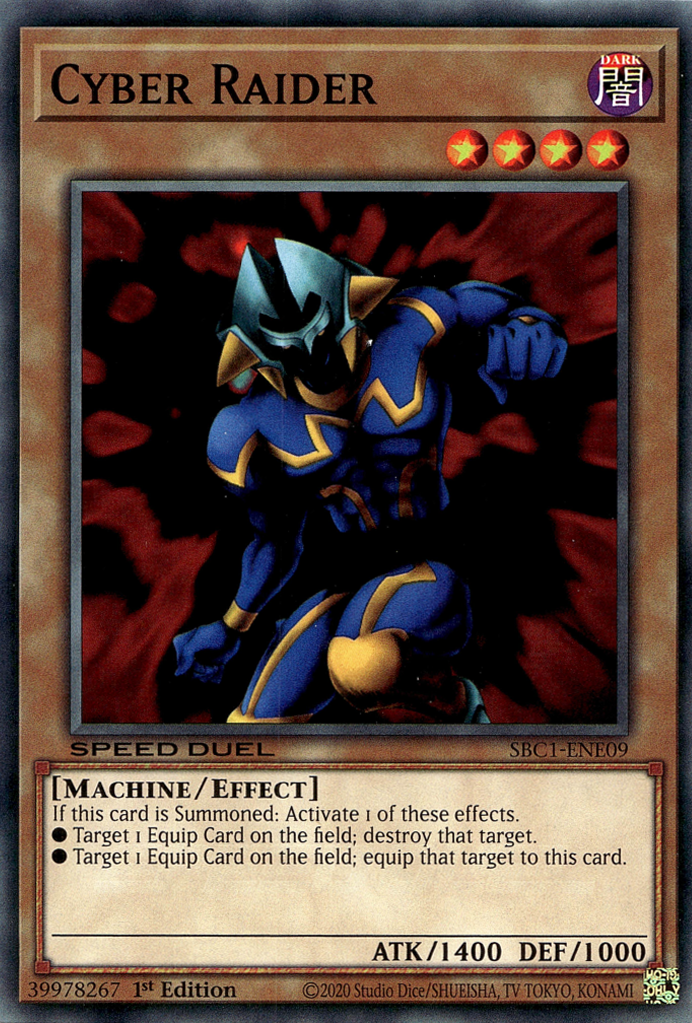 Cyber Raider [SBC1-ENE09] Common | The CG Realm