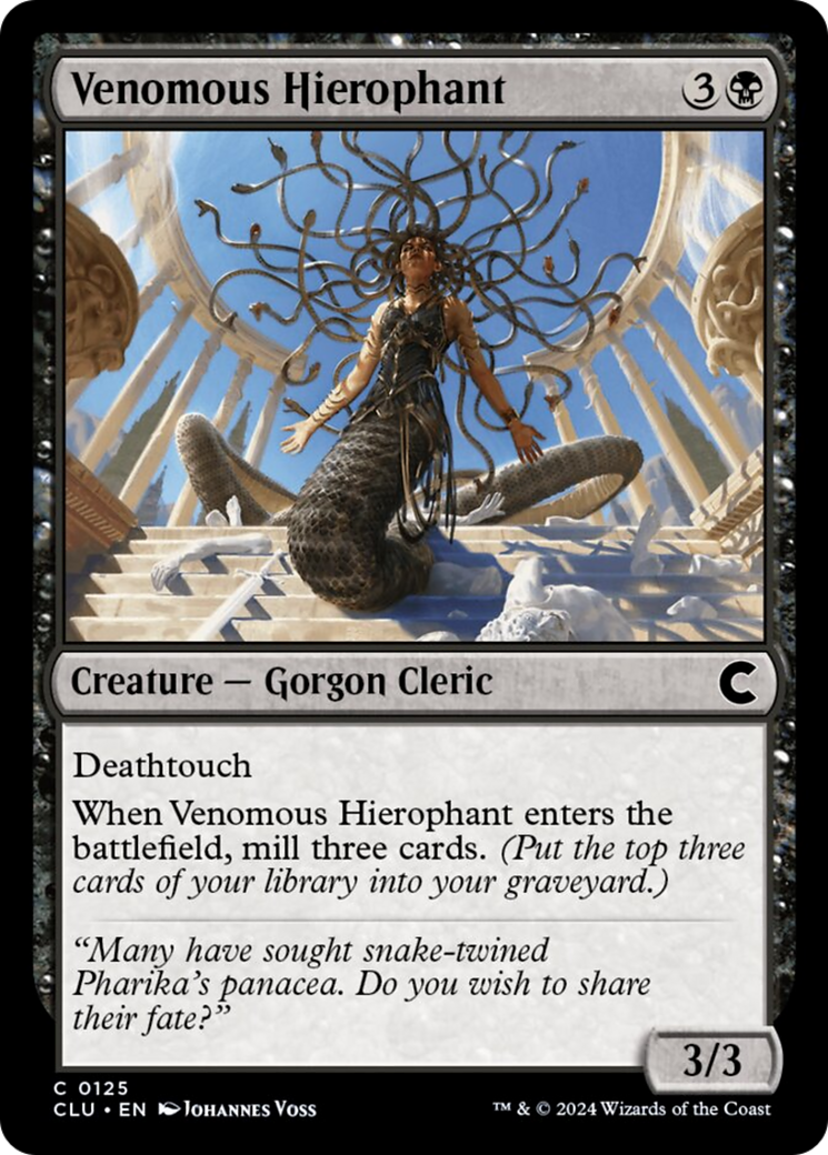 Venomous Hierophant [Ravnica: Clue Edition] | The CG Realm