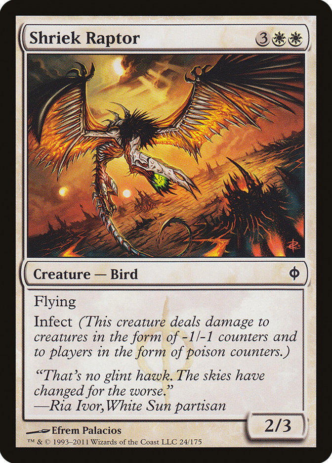 Shriek Raptor [New Phyrexia] | The CG Realm