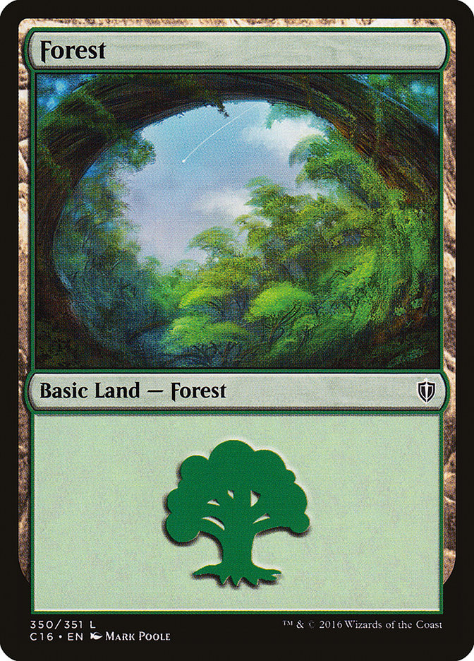 Forest (350) [Commander 2016] | The CG Realm