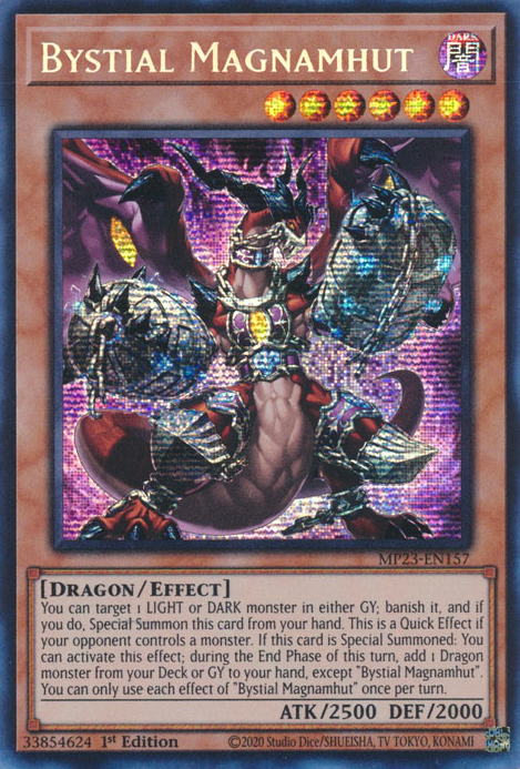 Bystial Magnamhut [MP23-EN157] Prismatic Secret Rare | The CG Realm