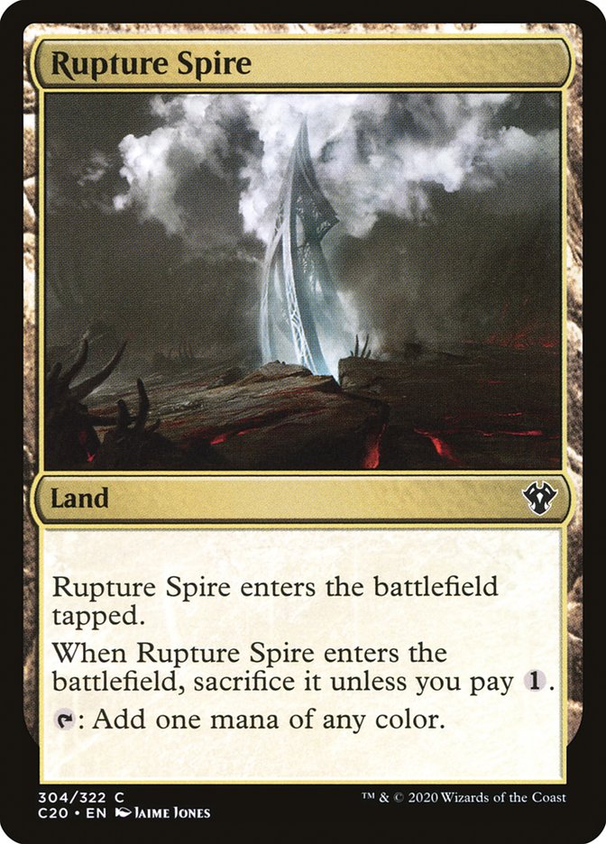 Rupture Spire [Commander 2020] | The CG Realm