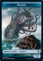 Wurm // Kraken Double-Sided Token [Commander 2021 Tokens] | The CG Realm