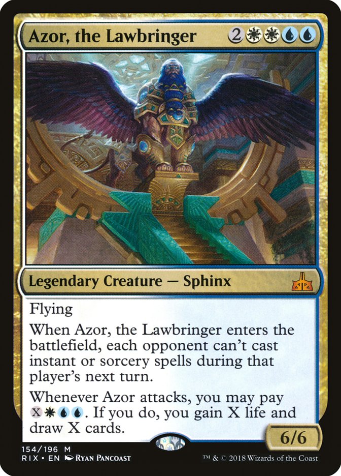 Azor, the Lawbringer [Rivals of Ixalan] | The CG Realm