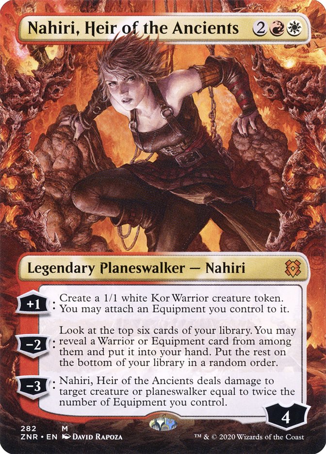 Nahiri, Heir of the Ancients (Borderless) [Zendikar Rising] | The CG Realm