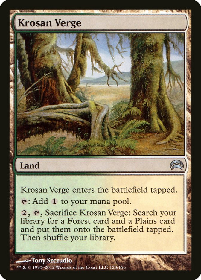 Krosan Verge [Planechase 2012] | The CG Realm