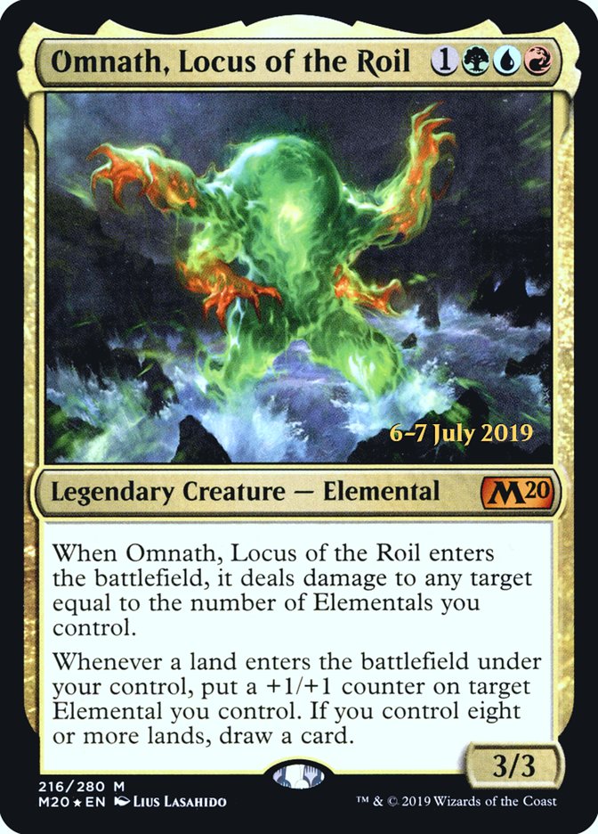 Omnath, Locus of the Roil [Core Set 2020 Prerelease Promos] | The CG Realm