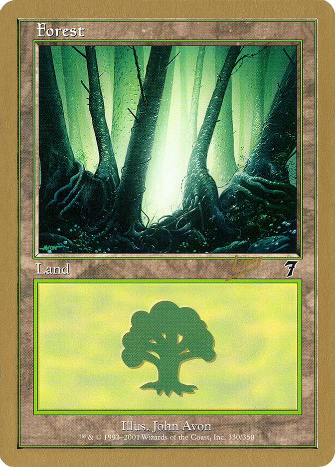 Forest (rl330) (Raphael Levy) [World Championship Decks 2002] | The CG Realm