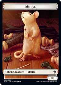 Mouse // Food (16) Double-Sided Token [Throne of Eldraine Tokens] | The CG Realm