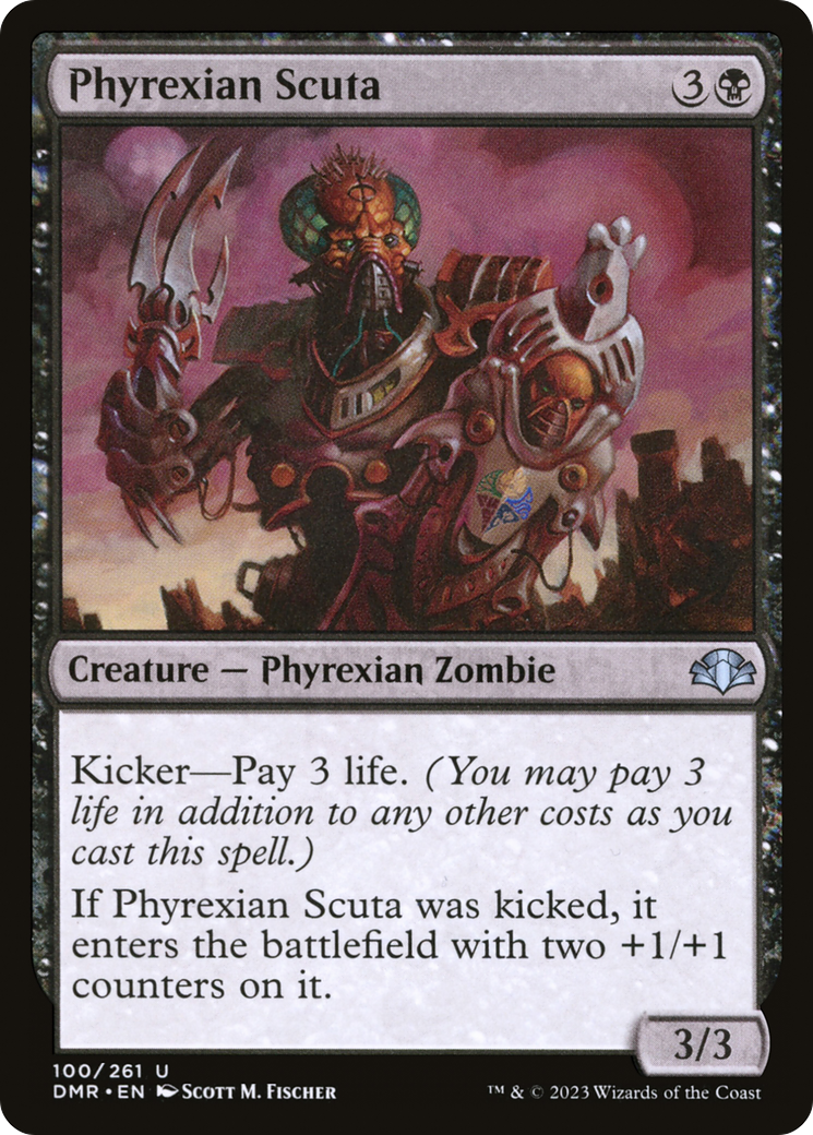 Phyrexian Scuta [Dominaria Remastered] | The CG Realm