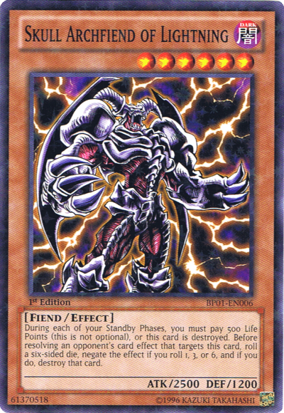 Skull Archfiend of Lightning [BP01-EN006] Starfoil Rare | The CG Realm