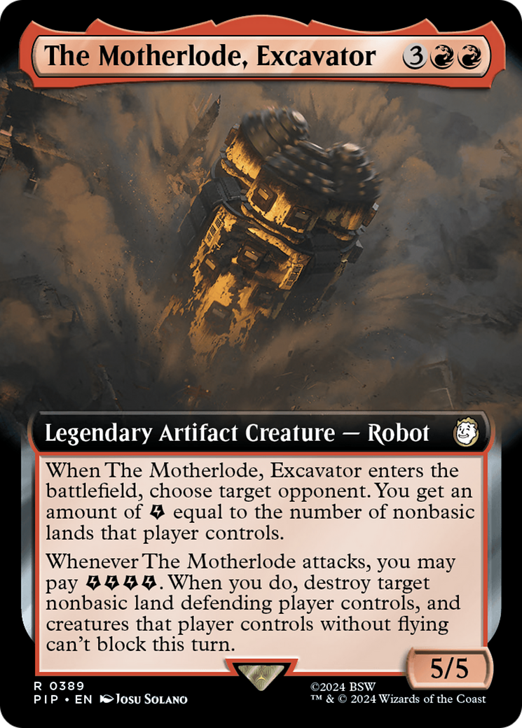 The Motherlode, Excavator (Extended Art) [Fallout] | The CG Realm