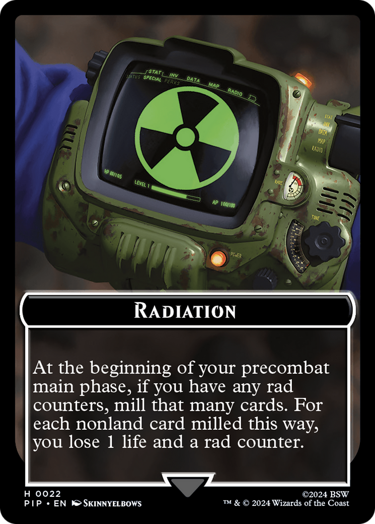 Radiation // Robot Double-Sided Token [Fallout Tokens] | The CG Realm