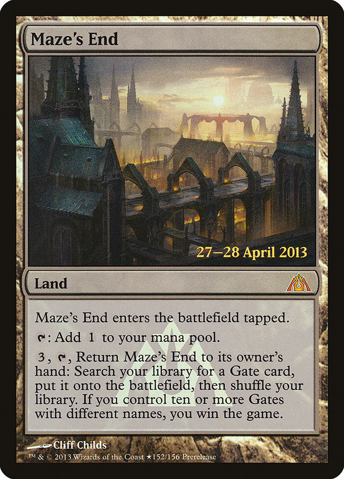 Maze's End [Dragon's Maze Prerelease Promos] | The CG Realm