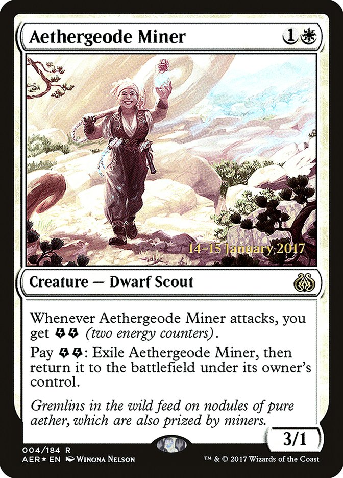 Aethergeode Miner [Aether Revolt Prerelease Promos] | The CG Realm