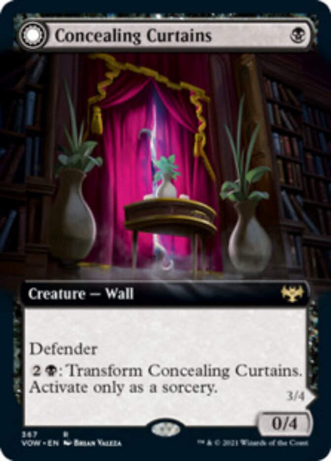 Concealing Curtains // Revealing Eye (Extended Art) [Innistrad: Crimson Vow] | The CG Realm