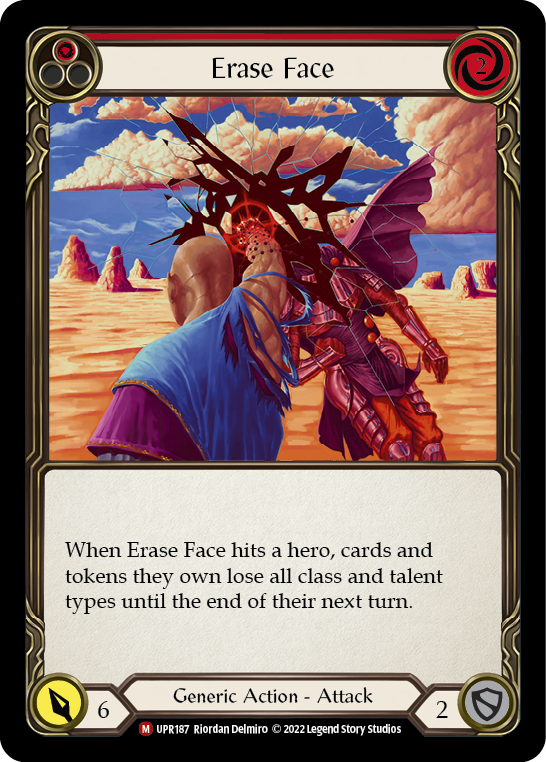 Erase Face [UPR187] (Uprising)  Rainbow Foil | The CG Realm