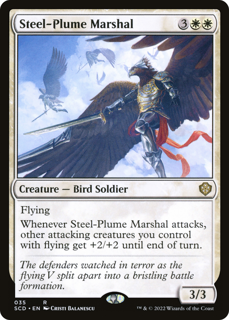 Steel-Plume Marshal [Starter Commander Decks] | The CG Realm