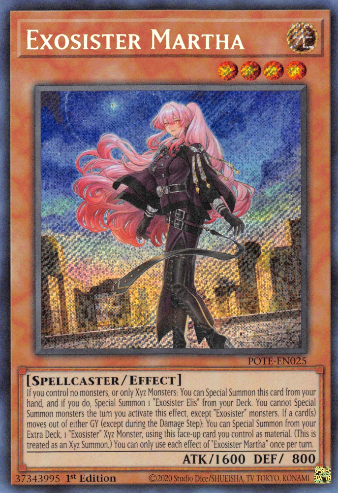 Exosister Martha [POTE-EN025] Secret Rare | The CG Realm