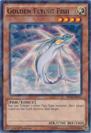 Golden Flying Fish [BP03-EN040] Shatterfoil Rare | The CG Realm