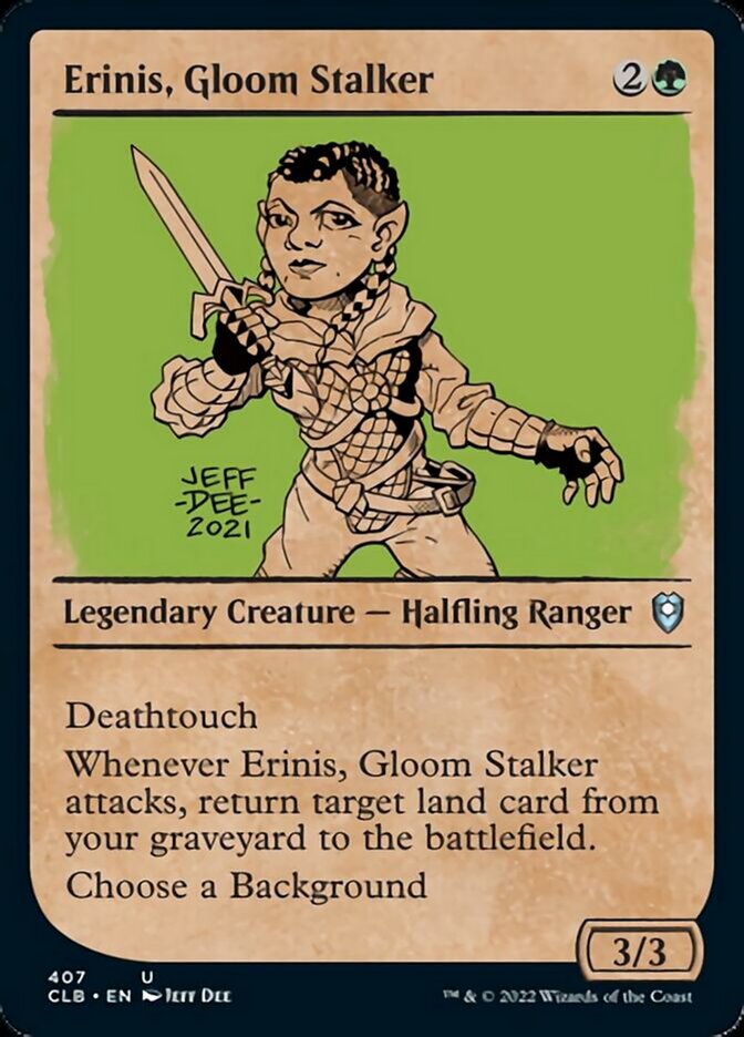 Erinis, Gloom Stalker (Showcase) [Commander Legends: Battle for Baldur's Gate] | The CG Realm