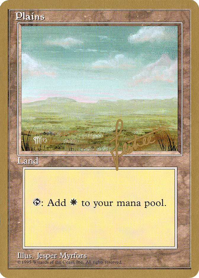 Plains (bl364) (Bertrand Lestree) [Pro Tour Collector Set] | The CG Realm