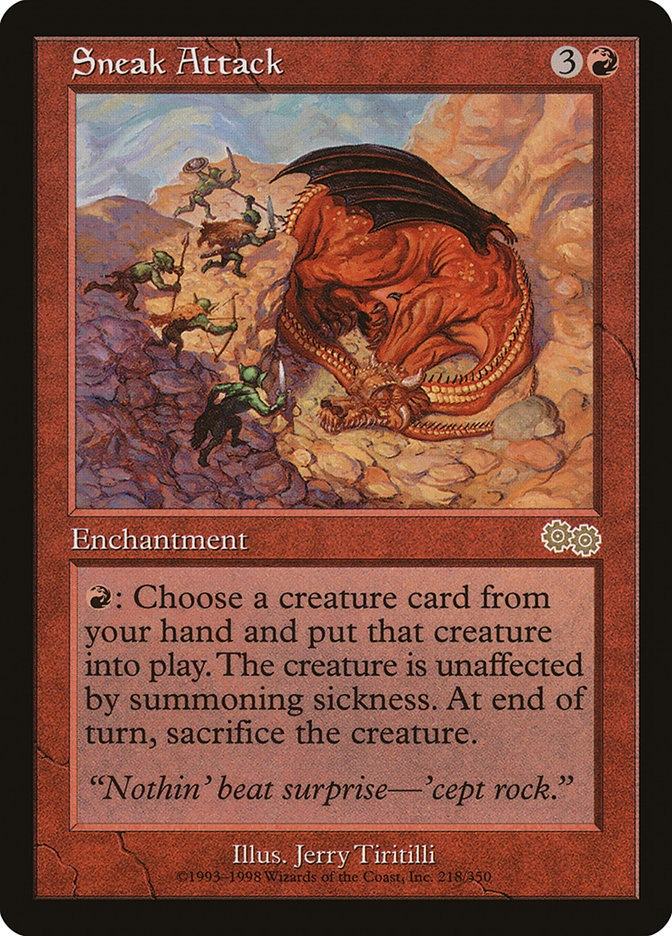 Sneak Attack [Urza's Saga] | The CG Realm