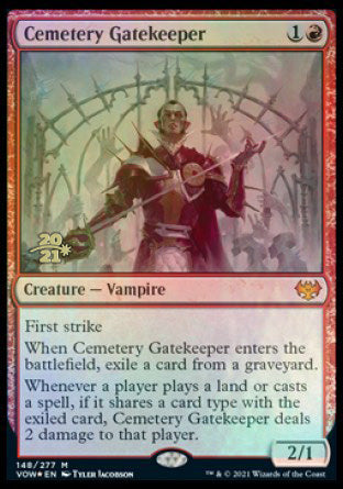 Cemetery Gatekeeper [Innistrad: Crimson Vow Prerelease Promos] | The CG Realm