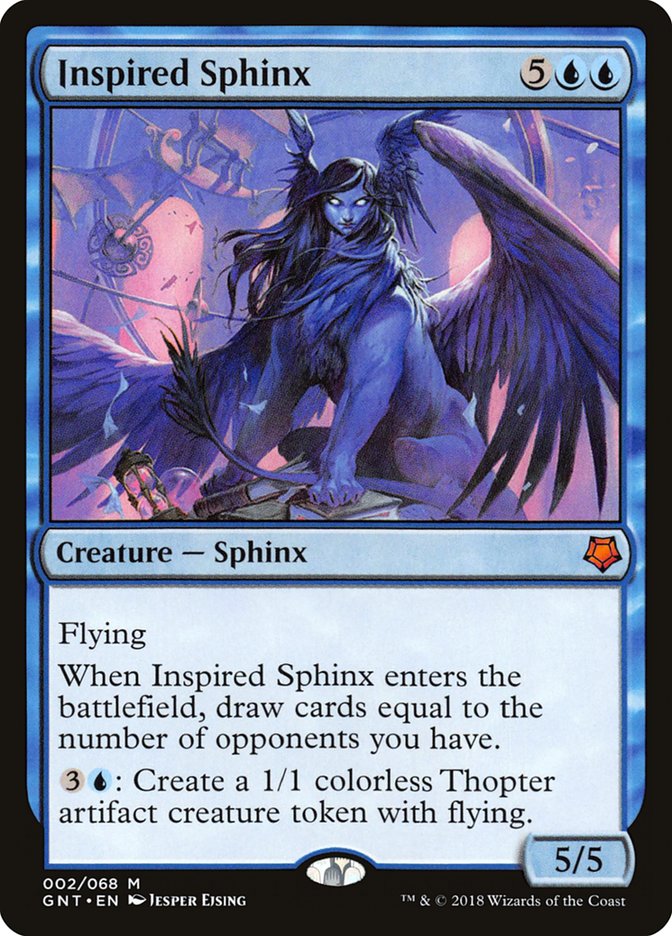 Inspired Sphinx [Game Night 2018] | The CG Realm