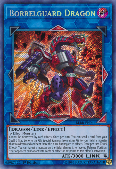 Borrelguard Dragon [BLRR-EN044] Secret Rare | The CG Realm