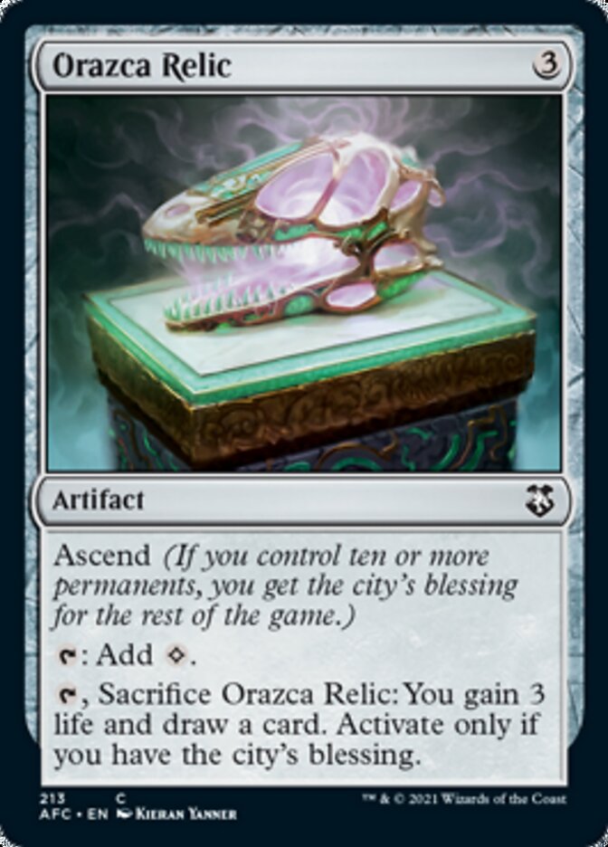 Orazca Relic [Dungeons & Dragons: Adventures in the Forgotten Realms Commander] | The CG Realm