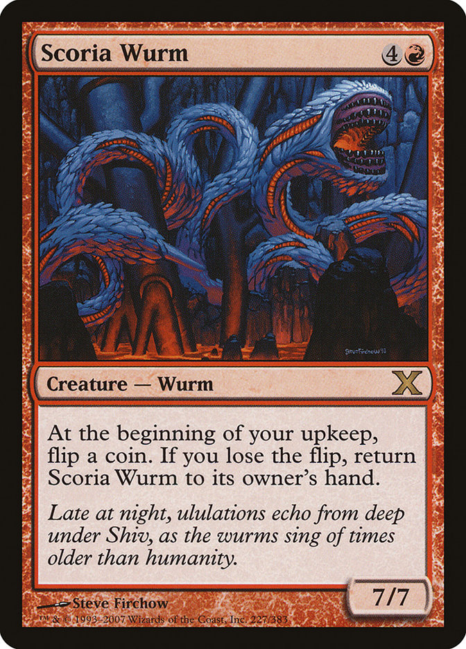 Scoria Wurm [Tenth Edition] | The CG Realm