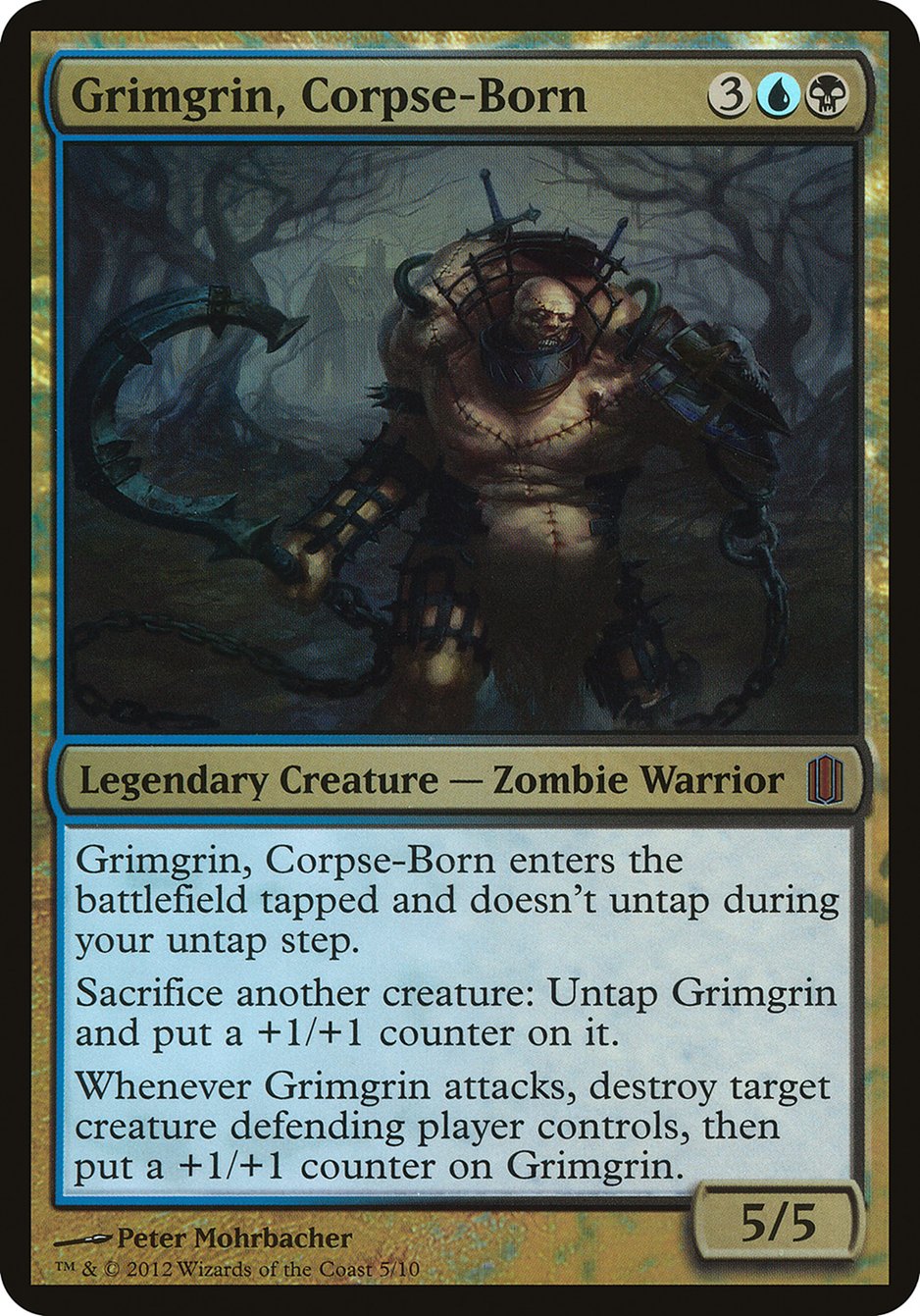 Grimgrin, Corpse-Born (Oversized) [Commander's Arsenal Oversized] | The CG Realm