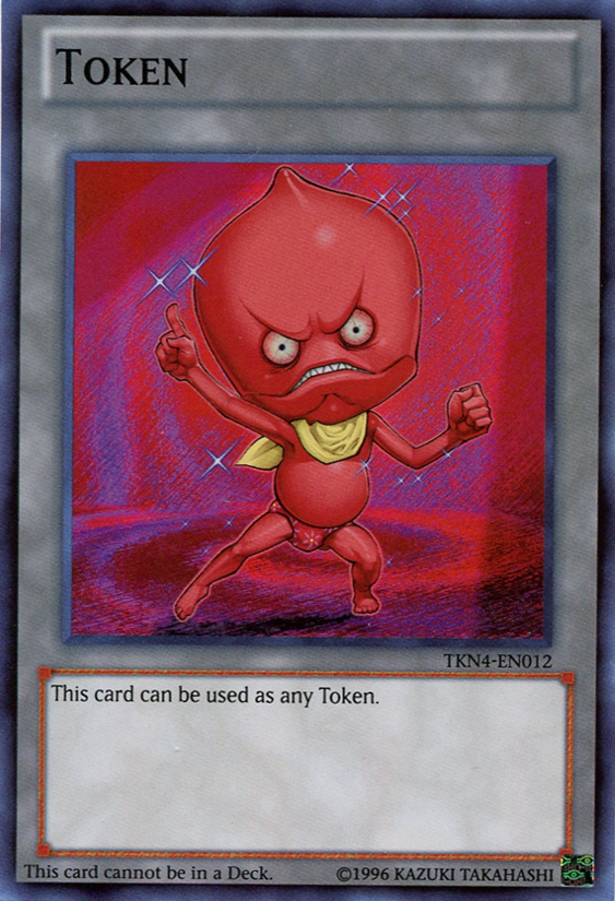 Ojama Token (Red) [TKN4-EN012] Super Rare | The CG Realm