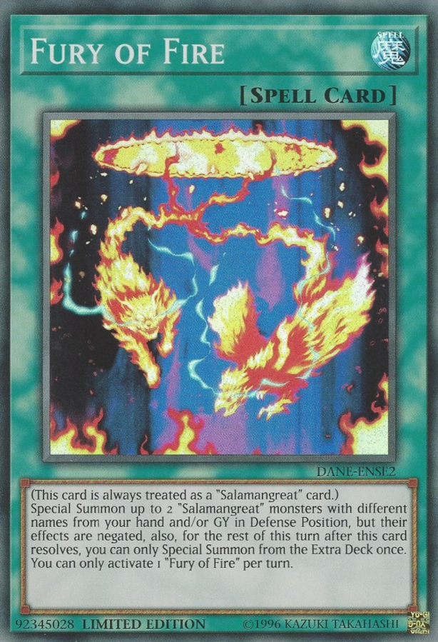 Fury of Fire [DANE-ENSE2] Super Rare | The CG Realm