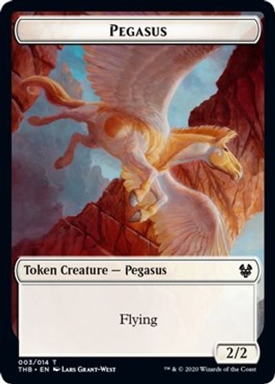 Pegasus // Shark Double-Sided Token [Challenger Decks 2021 Tokens] | The CG Realm