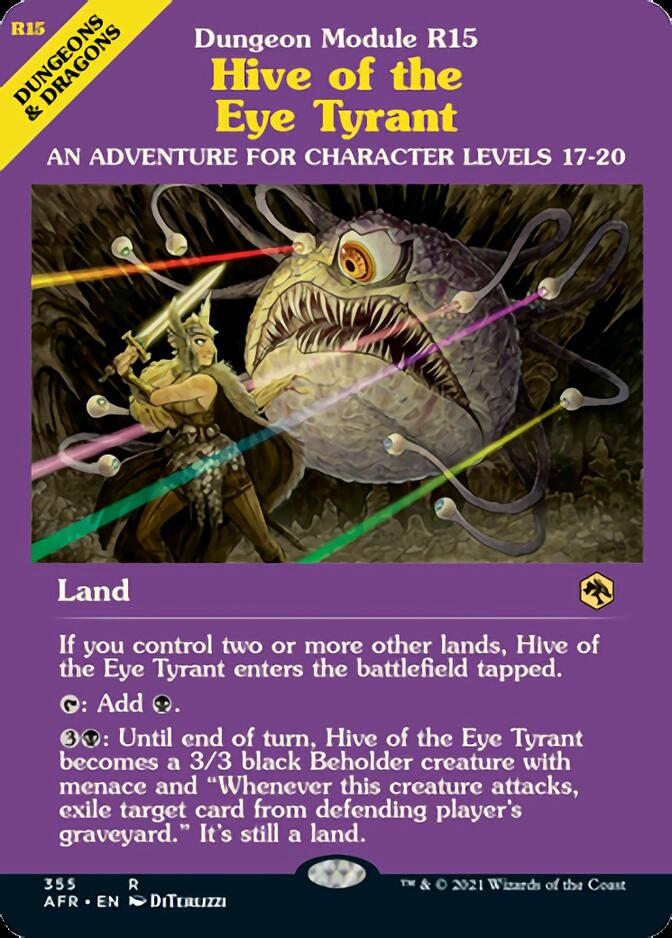 Hive of the Eye Tyrant (Dungeon Module) [Dungeons & Dragons: Adventures in the Forgotten Realms] | The CG Realm