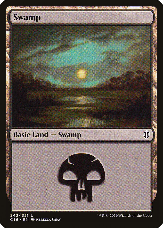 Swamp (343) [Commander 2016] | The CG Realm