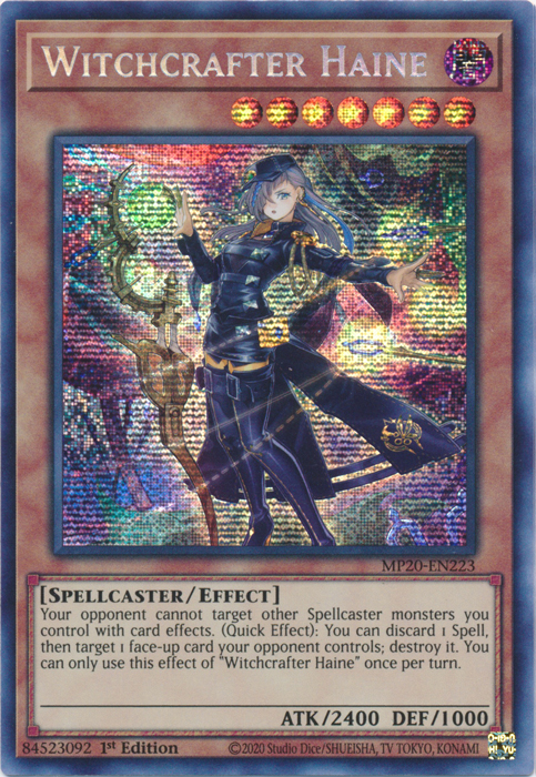 Witchcrafter Haine [MP20-EN223] Prismatic Secret Rare | The CG Realm